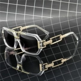 Square 2019 Fashion Brand Designer Men's Square Sunglasses Oversized Metal Frame Ladies Sunshade with Box - CE1935RXIEX $13.77