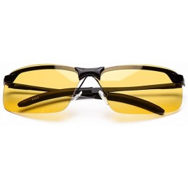 Goggle New Unisex Arrival Men Car Drivers Night Vision Goggles Anti Glare Sunglasses Yellow - C618O3SKM74 $10.39