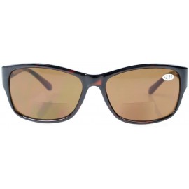 Wrap Sunshine Readers Polarized Bifocal Sunglasses (+3.00- Tortoise) - Tortoise - CS187Q52YHD $34.47