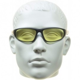 Sport Yellow Bifocal Safety Glasses z87 for Men and Women for Night Driving and Riding - Yellow - CR119ZHTFAV $19.60