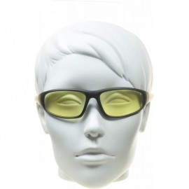 Sport Yellow Bifocal Safety Glasses z87 for Men and Women for Night Driving and Riding - Yellow - CR119ZHTFAV $19.60