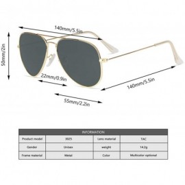 Aviator Aviator Sunglasses for Women Polarized Sunglasses Mirrored Lens Vintage Women Sunglasses UV Protection - CS18WCNKYIS ...