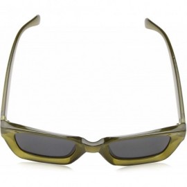 Round Potent Round Sunglasses - Olive - CV18NCK83QR $13.75