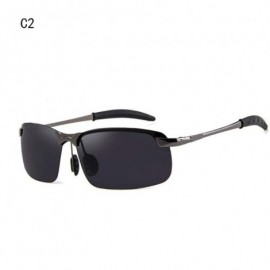 Aviator 2019 Vintage Sunglasses Men Polarized Retro Anti Glare Men Sun Glasses For C1 - C2 - CP18XDWTT4M $10.78