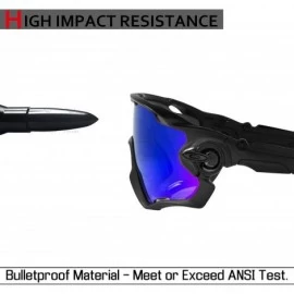 Sport Replacement M Frame Sweep Vented Sunglass - Multiple Options - Ice Mirrorcoat Polarized - C818S4YOWX9 $18.26