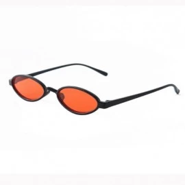 Oval Women Fashion Unisex Oval Shades Sunglasses Integrated UV Glasses Luxury Accessory (D) - D - C2195MA6Y8H $9.04