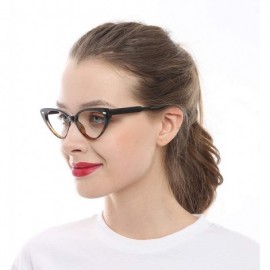 Cat Eye Womens 4 Pairs Mixed Colors Cute Small Cat Eye Reading Glasses - 4 Pairs Mixed Colors - C9192ELAKSS $15.61