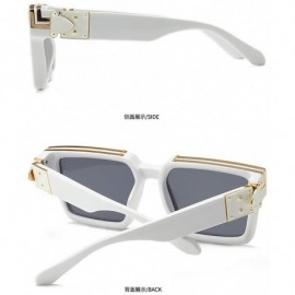 Square Square Luxury Sunglasses for Men Women Oversized Popular Brand Designer UV400 Sun Glasses - CH194TH8088 $12.18