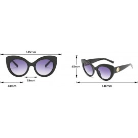 Cat Eye European American Sunglasses Individualized - A - C1199MEUUWW $32.32