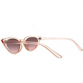 Cat Eye Womens Retro 1950s Cat Eye Sunglasses P2457 - Pink - CG18QHXT5HK $12.99