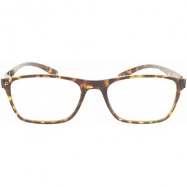 Cat Eye Philosopher Collection "The Socrates" Handcrafted Square Eyeglasses - Chestnut Brown Tort/Clear - CX18E52MG20 $21.23