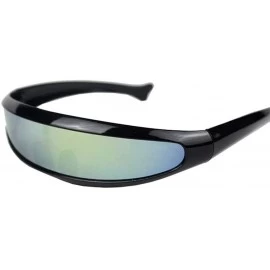 Goggle Unisex Fashion Eyewear Unique Sunglasses Uni-lens Retro Glasses - Multicolor a - C7197CKOC3S $9.05