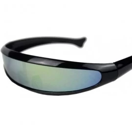 Goggle Unisex Fashion Eyewear Unique Sunglasses Uni-lens Retro Glasses - Multicolor a - C7197CKOC3S $9.05