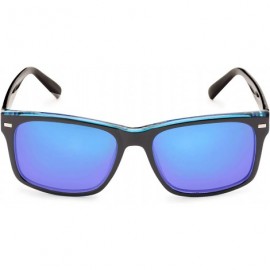 Sport Sunglass Warehouse Stokes- Polarized Plastic Retro Square Men's & Women's Full Frame Sunglasses - CR12OC2YQWY $19.11