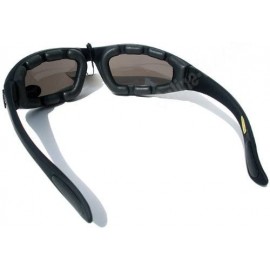 Oversized NEW MENS MOTORCYCLE PADDED SUNGLASSES - Black/Smoke Lens - CX11EHEBOQB $9.80