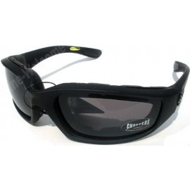 Oversized NEW MENS MOTORCYCLE PADDED SUNGLASSES - Black/Smoke Lens - CX11EHEBOQB $9.80