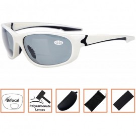 Sport Mens Womens Sports Polarized Bifocal Sunglasses - White - C318CTCWKUO $25.82