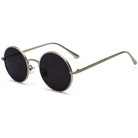 Oval sunglasses for women Oval Vintage Sun Glasses Classic Sunglasses - N01-gold-grey - C718WXSDQ72 $23.54