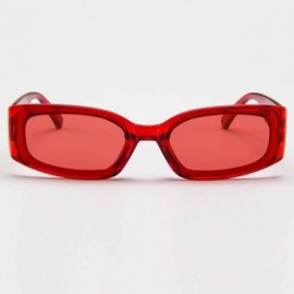 Round Polarized Sunglasses for Men Women Lightweight Fashion Sunglasses Unisex - Red - C618T5N4SXA $8.94