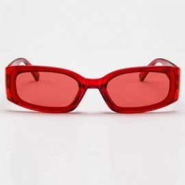 Round Polarized Sunglasses for Men Women Lightweight Fashion Sunglasses Unisex - Red - C618T5N4SXA $8.94