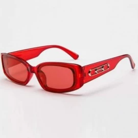 Round Polarized Sunglasses for Men Women Lightweight Fashion Sunglasses Unisex - Red - C618T5N4SXA $8.94