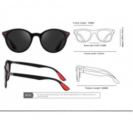 Round New Sunglasses- Unisex-Adult Round Plastic Sunglasses (Color 3) - 3 - C91997642LI $22.00