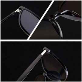 Cat Eye Big Cat Eye Sunglasses Women Men Sunglasses Ladies Metal YV400 Lens Eyeglasses - C4 - C1198UIC9YG $13.35