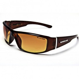 Sport XL12 Style 1 Eyewear BROWN HD High Definition Men's Outdoor Sport Sunglasses - CF118342GTF $9.71