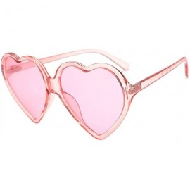 Oversized Fashion Heart Rimless Sunglasses - W - CD1908SODZT $8.52