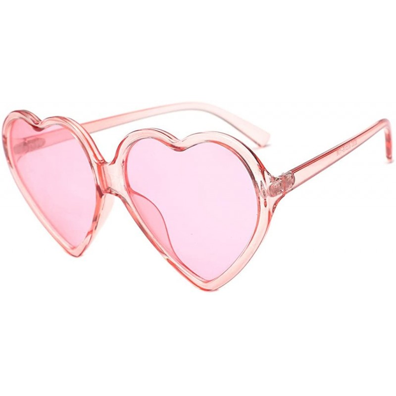 Oversized Fashion Heart Rimless Sunglasses - W - CD1908SODZT $8.52