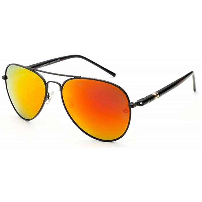 Fishing glasses polarized sunglasses outdoor riding - Reflective Orange ...