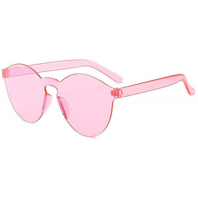 Round 1pcs Unisex Fashion Candy Colors Round Outdoor Sunglasses Sunglasses - C1199UE36Q3 $16.77