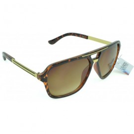 Sport Oversized Aviator Style Unisex Sunglasses - Pure Tortoise - CR129IJX7OB $7.00