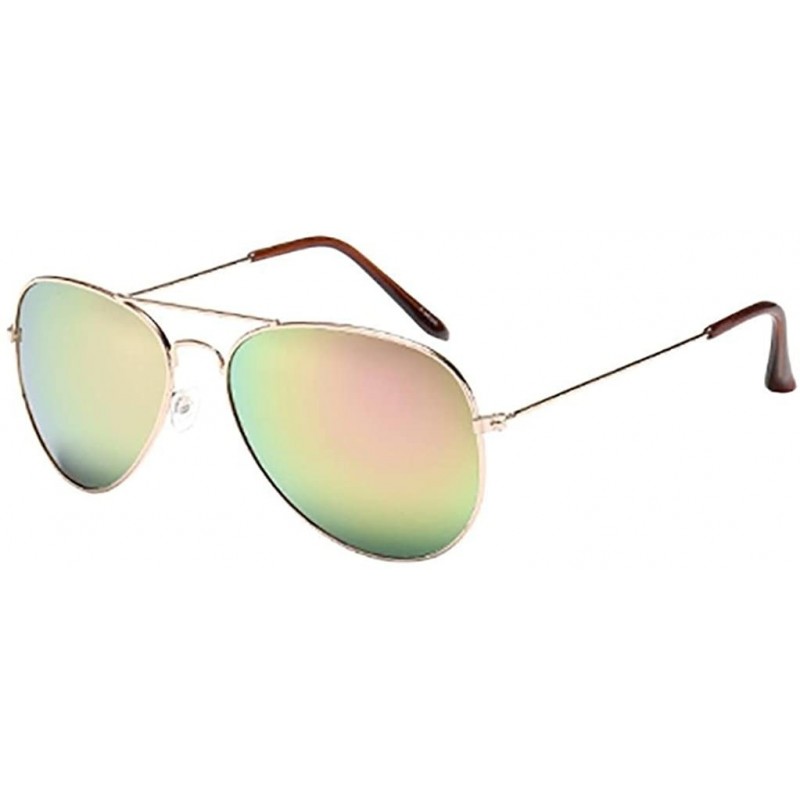 Rimless Women Men Vintage Retro Glasses Unisex Fashion Oversize Frame Sunglasses Eyewear - F - CH18EQCD30A $6.46