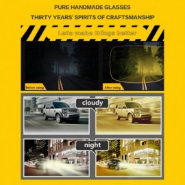 Sport Anti-Glare Polarized Yellow Lens Day & Night Driving Glasses for Men & Women - Yellow - CE18T4I240W $31.07