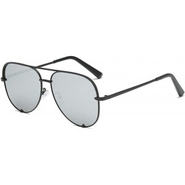 Aviator A8925 Aviator Sunglasses for Women UV400 Protection Shades 54MM - Silver - C418GMTS8SA $9.64