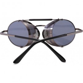 Goggle Steampunk Sunglasses Fashion Glasses - C1 Black Gray - C418XA78UD8 $36.19