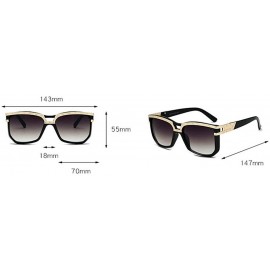 Oversized Sexy Women leopard Frame Chic Vintage Designer Lady Oversized oval Sunglasses - Leopard - C918M4CN0A0 $14.93