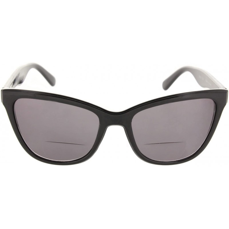 Cat Eye Bifocal Reading Sunglasses Readers for Women [Black - 1.50 ...