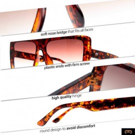 Square F078 Classic Square Design - 80's Retro Stylish for Women 100% UV Protection - CU194IOAMK3 $16.61