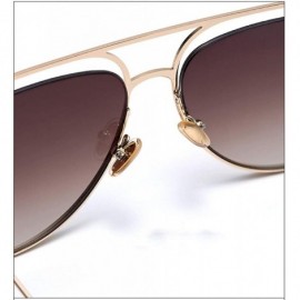 Cat Eye Cat eye fashion sunglasses - hollow sunglasses new sunglasses - C - CA18S709ZE8 $48.17