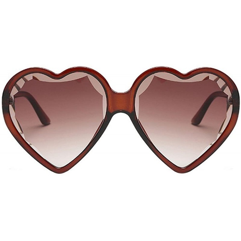 Cat Eye Heart Shaped Sunglasses - Womens Man Frame Vintage Retro Cat Eye Cute Eyewear - Multicolor -G - CX18OM7LDNK $12.59