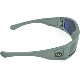 Round Gangster Sunglass Hardcore Dark Lens Sunglasses Men Women - Gray-iii - C512D1PGIDF $8.09