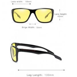 Goggle Myopic Polarized Glasses Sunglasses Goggles - Yellow - C718Y8WS60W $17.15