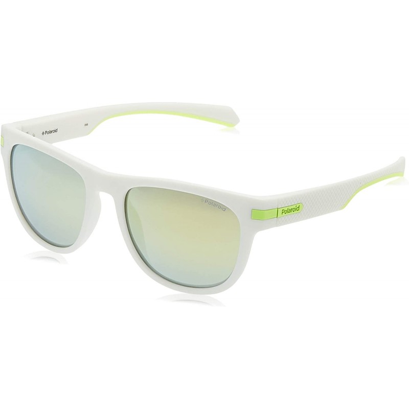 Square Men's Pld2065/S Square Sunglasses - White Crystal Grey - CI180LIDER0 $46.74