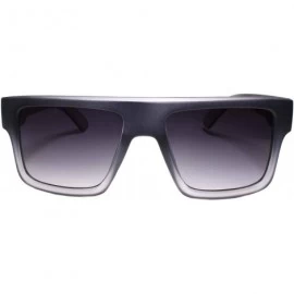 Square Modern Design Stylish Swag Hip Hop Dope Square Sunglasses Two Tone Frame - Black - CA18Z0G4D93 $15.33