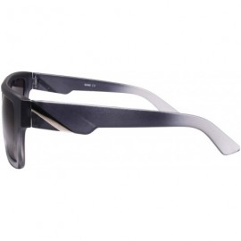 Square Modern Design Stylish Swag Hip Hop Dope Square Sunglasses Two Tone Frame - Black - CA18Z0G4D93 $15.33