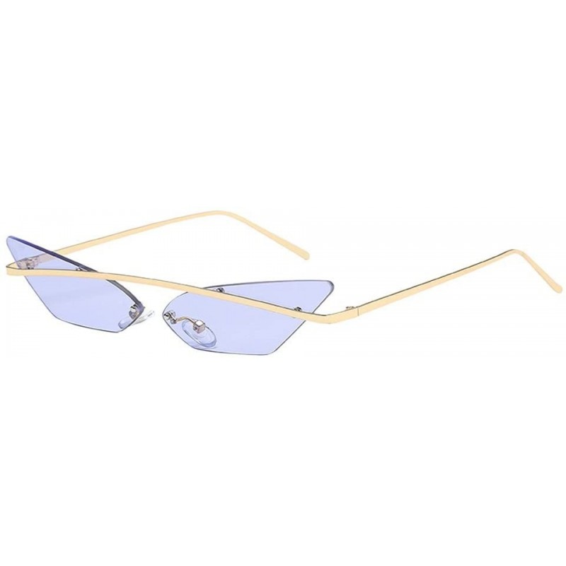 Goggle Fashion Sunglasses-Vintage Irregular Shape Sunglasses Eyewear Retro Street Beat Goggle (D) - D - C818R3T3Q4G $12.81