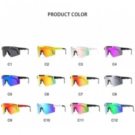 Oversized Oversized Sunglasses TR90 Colorful Plating Really Film Sunglasses Men Polarized Luxury Brand Outdoor Sports - CA198...