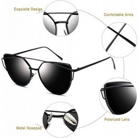 Cat Eye Cat Eye Sunglasses Women 2019 Brand Designer Sun Glasses Reflection Mirrors UV400 - Xy1904-13 - C618W5SCCEW $10.40